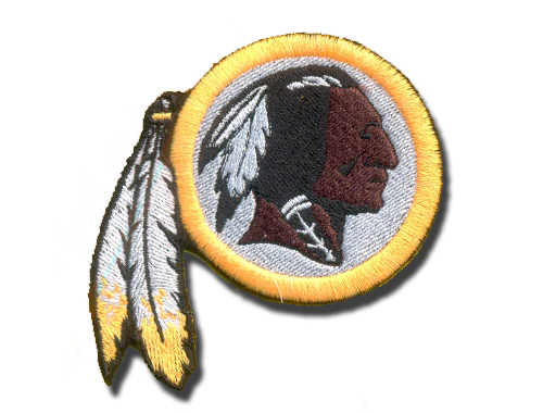 Washington Redskins Logo Embroidered Iron On Patches Washington Redskins logo embroidered iron-on patch featuring the team's classic emblem with detailed stitching and vibrant colors.