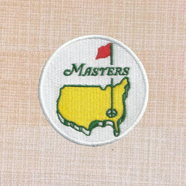 Masters Golf Logo Embroidered Iron On Patch