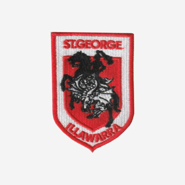St George Dragons Illawarra NRL Logo Embroidered Iron On Patches St George Dragons Illawarra NRL Logo Embroidered Iron On Patches