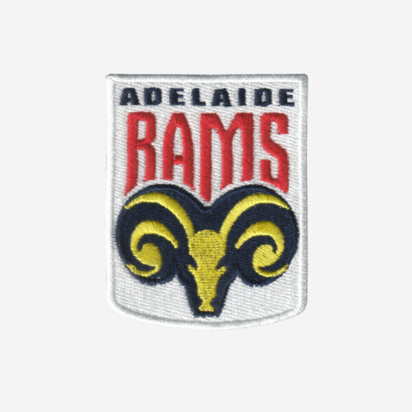 Adelaide Rams Ragby Logo Embroidered Iron On Patch Adelaide Rams Rugby Logo Embroidered Iron On Patch