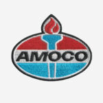 Amoco Logo Embroidered Iron On Patch