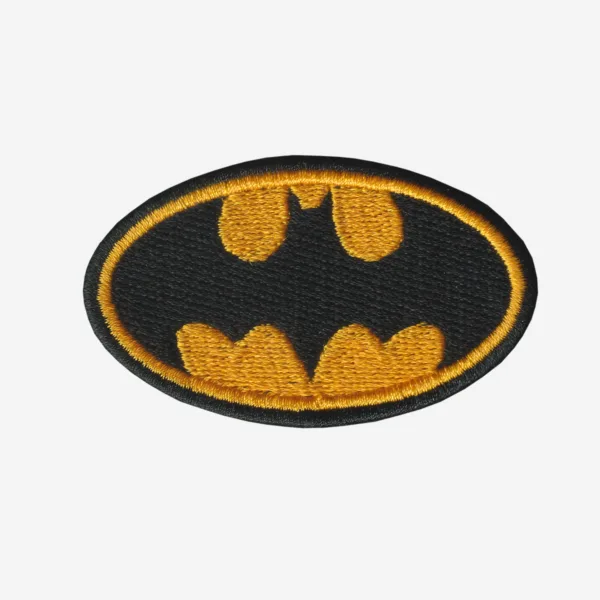 Batman Logo Embroidered Iron On Patch Batman Logo Embroidered Iron On Patch