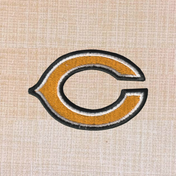 Chicago Bears Logo Embroidered Iron On Patch