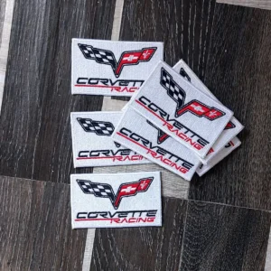 Corvette Racing Logo Embroidered Iron On Patches - Image 3