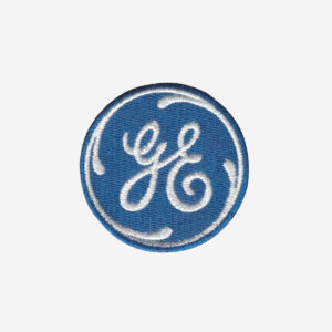 GE Logo Embroidered Iron On Patches