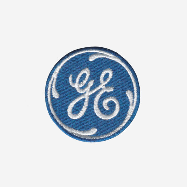 GE Logo Embroidered Iron On Patch GE Logo Embroidered Iron On Patches