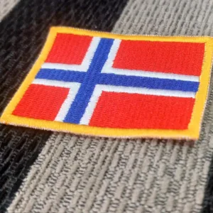 Norway Flag Embroidered Iron On Patches - Image 5