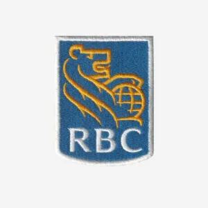 RBC Royal Bank Logo Embroidered Iron On Patch