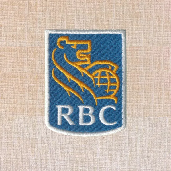 RBC Royal Bank Logo Embroidered Iron On Patch