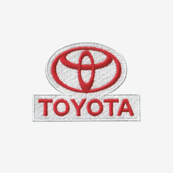 Toyota Logo Embroidered Iron On Patch Toyota Logo Embroidered Iron On Patch