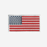 American Flag Embroidered Iron On Patch