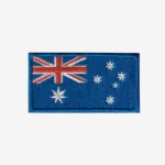 Australian Flag Embroidered Iron-On Patch – National Flag Badge for Jackets, Hats, Backpacks, and Travel Gear