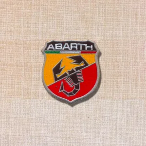 Abarth Logo Embroidered Iron On Patches - Image 2