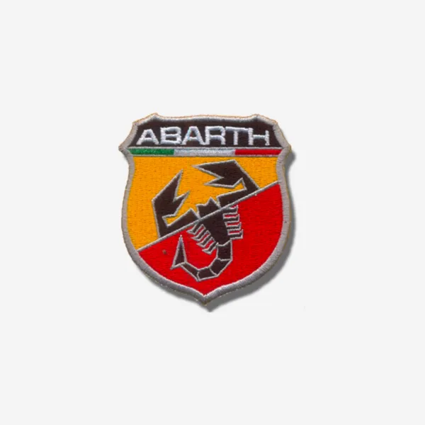 039-Abarth Logo Embroidered Iron On Patches