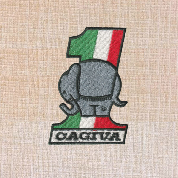 Ducati Elephant Logo Embroidered Iron On Patch