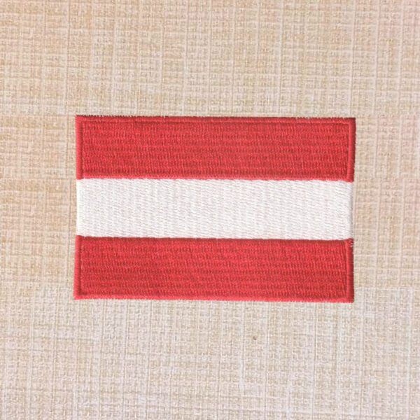 Austria Flag Embroidered Iron On Patch