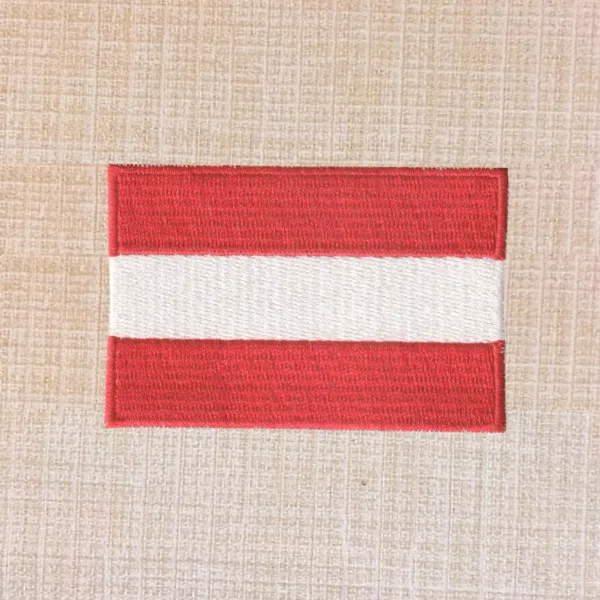 Austria Flag Embroidered Iron On Patch