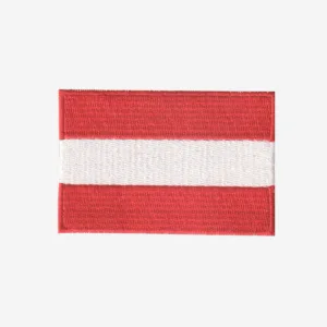 Austria Flag Embroidered Iron On Patch