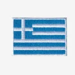 Greece Flag Embroidered Embroidered Iron On Patch
