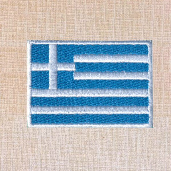 Greece Flag Embroidered Embroidered Iron On Patch