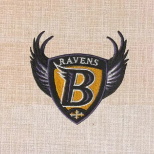 Baltimore Ravens Logo Embroidered Iron On Patch