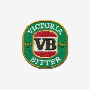 Victoria Bitter Beer Logo Embroidered Iron On Patches - Image 1