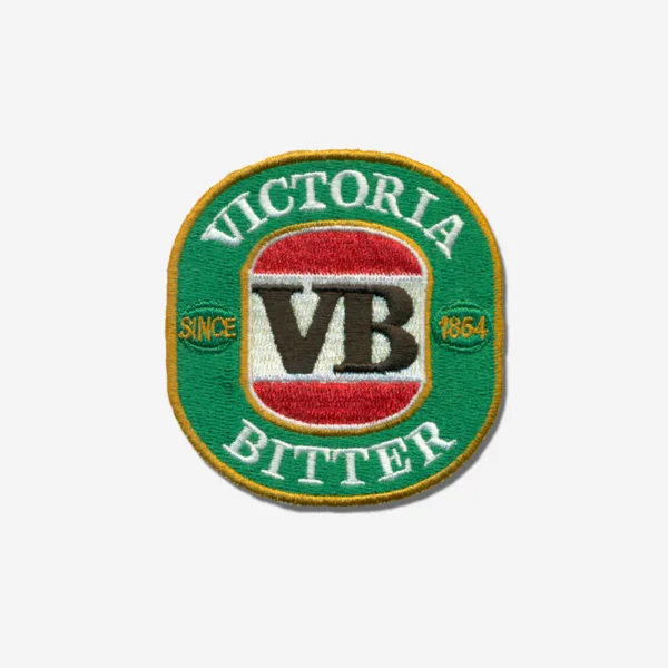 188 - Victoria Bitter Beer Logo Embroidered Iron On Patches