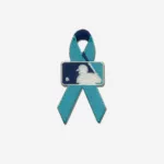 MLB Father’s Day Blue Ribbon Breast Cancer Logo Embroidered Iron On Patches