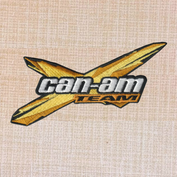 Can Am Team Logo Embroidered Iron On Patch