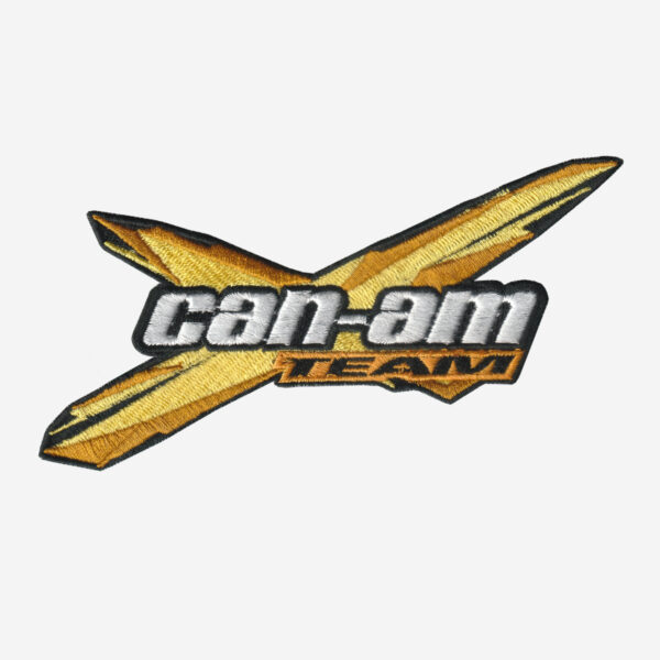 Can Am Team Logo Embroidered Iron On Patch Can Am Team Logo Embroidered Iron On Patch