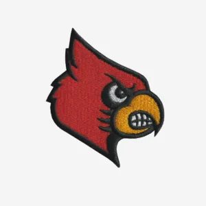Louisville Cardinals logo embroidered patch