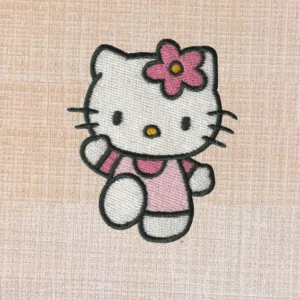 Hello Kitty Embroidered Iron On Patch