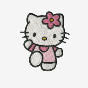 Hello Kitty Embroidered Iron On Patch