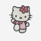 Hello Kitty Embroidered Iron On Patch