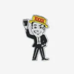XXXX Man embroidered iron on patch for fans of Australian beer