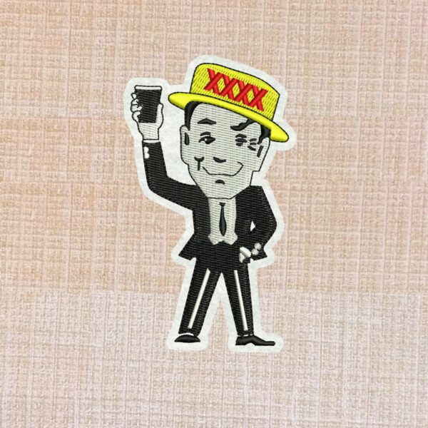 XXXX Man Embroidered Iron On Patch