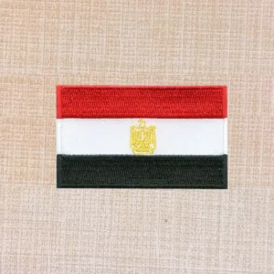 Egypt Flag Embroidered Iron On Patch
