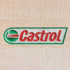 Castrol Logo Embroidered Iron On Patch