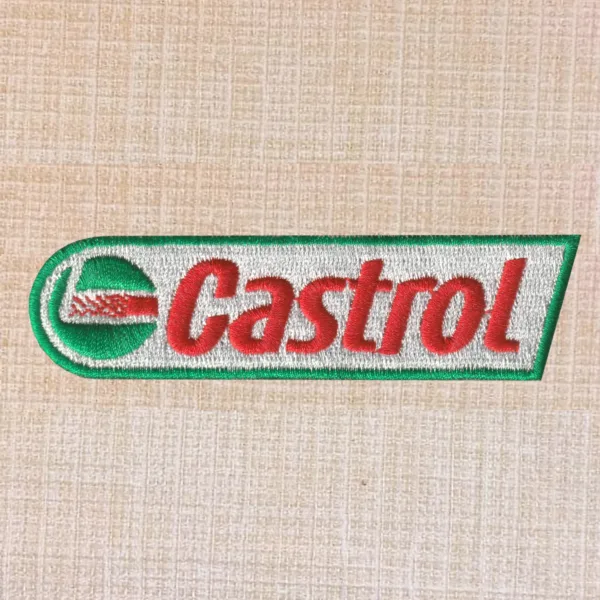 Castrol Logo Embroidered Iron On Patch