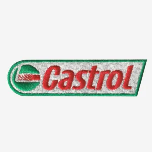 Castrol Logo Embroidered Iron On Patch
