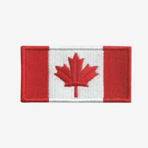 Canada Flag Embroidered Iron On Patch