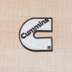Cummins Logo Embroidered Iron On Patches - Image 2