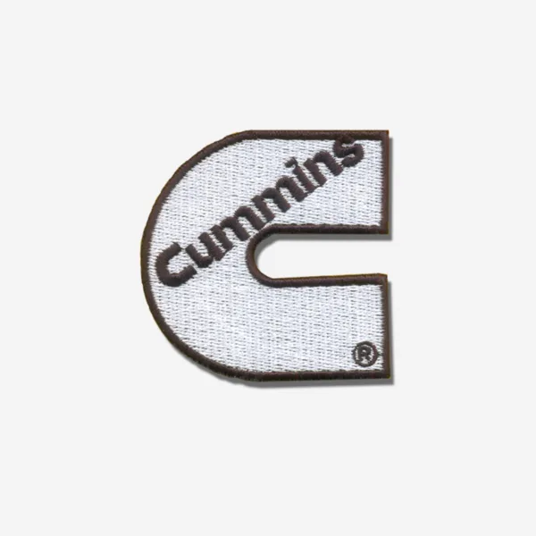 Cummins Logo Embroidered Iron On Patches