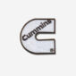 Cummins Logo Embroidered Iron On Patches