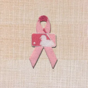 MLB Mother’s Day Pink Ribbon Breast Cancer Logo Embroidered Iron On Patches