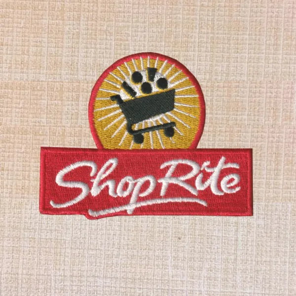 ShopRite Logo Embroidered Iron On Patch