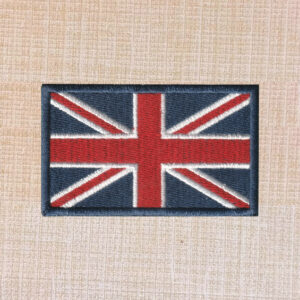 United Kingdom Flag Embroidered Iron On Patch