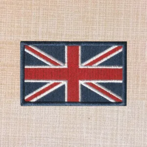 United Kingdom Flag Embroidered Iron On Patch