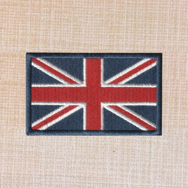 United Kingdom Flag Embroidered Iron On Patch