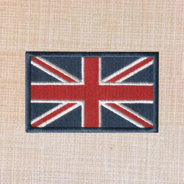 United Kingdom Flag Embroidered Iron On Patch